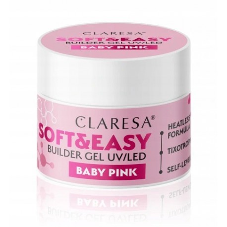 CLARESA ŻEL BUDUJĄCY 12G BABY PINK