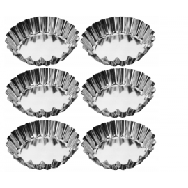 GALICJA PLATINO FOREMKI 9CM 6 SZT NA MUFFINY BABECZKI TARTALETKI