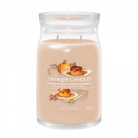 YANKEE CANDLE SIGNATURE ŚWIECA 567G PUMPKIN MAPLE, CREME CARAMEL
