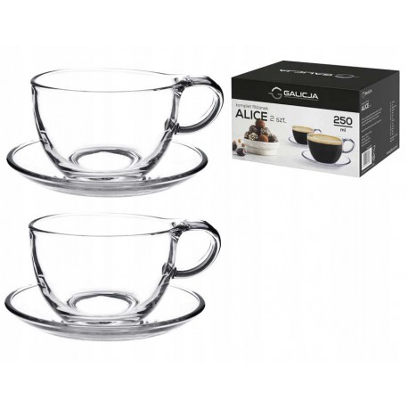 GALICJA ALICE ZESTAW FILIŻANEK 250ML A'2 26508
