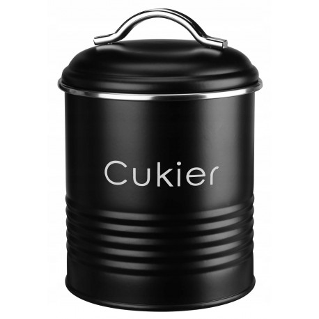 GALICJA ALCANO POJEMNIK NA CUKIER CZARNY 24616