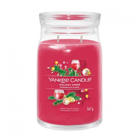 YANKEE CANDLE SIGNATURE ŚWIECA 567G SPARKLING WINTERBERRY