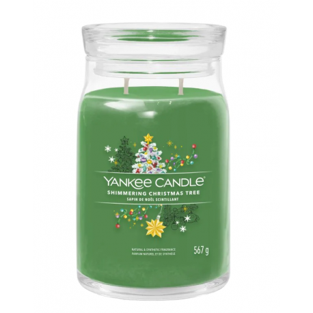 YANKEE CANDLE SIGNATURE ŚWIECA 567G SHIMMERING CHRISTMAS TREE