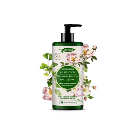 HERBAPOL POLANA ŻEL/PR 740ML MIŁORZĄB JAPOŃSKI WODA RÓŻANA
