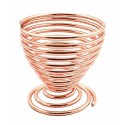 STOJAK NA BLENDER GĄBECZKĘ DO MAKIJAŻU ROSE GOLD SSS