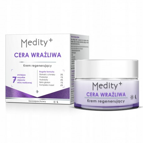 MEDITY+ CERA WRAŻLIWA KR/TW 50ML NOC REGENERUJĄCY
