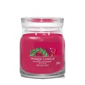 YANKEE CANDLE SIGNATURE ŚWIECA 368G SPARKLING WINTERBERRY
