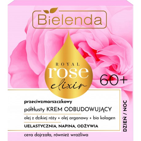 BIELENDA ROYAL ROSE KR/TW 60+ 50ML DZ/NOC
