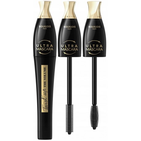 BOURJOIS TUSZ D/RZĘS TWIST UP THE VOLUME ULTRA BLACK