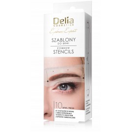 DELIA SZABLON DO BRWI 10SZT