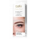 DELIA EYEBROW EXPERT SZABLON SZABLONY DO BRWI 10 KSZTAŁTÓW