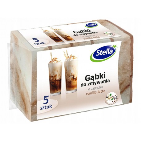 STELLA GĄBKI 5SZT VANILLA LATTE