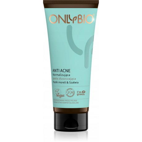 ONLY BIO ANTI ACNE PAS/TW 75ML ZŁUSZCZAJĄCA
