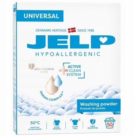 JELP HYPOALLERGENIC PROSZ 3KG (50) UNIWERSALNE