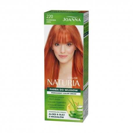 JOANNA NATURIA COLOR FARBA 220 PŁOMIENNA ISKRA