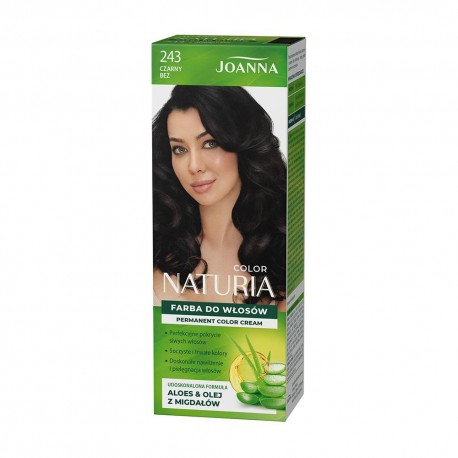 JOANNA NATURIA COLOR FARBA 243 CZARNY BEZ