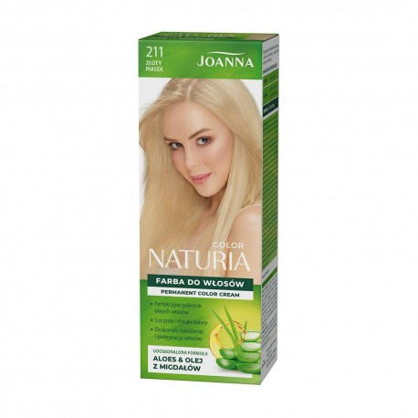 JOANNA NATURIA COLOR FARBA 211 ZŁOTY PIASEK