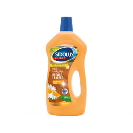 SIDOLUX EXPERT PŁYN DO MYCIA PANELI I DREWNA 750ML POMARAŃCZOWE MYDŁO MARSYLSKIE