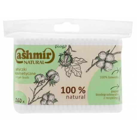 CASHMIR NATURAL PATYCZKI KOSMETYCZNE 160 SZTUK EKO