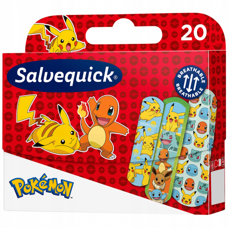 SALVEQUIC PLAST.A.20 KIDS POKEMON