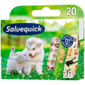 SALVEQUICK PLASTRY OPATRUNKOWE ANIMAL 20 SZTUK DLA DZIECI