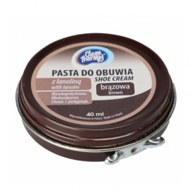 CLEAN THERAPY PASTA DO OBUWIA 40ML BRĄZOWA