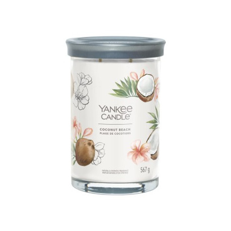 YANKEE CANDLE SIGNATURE TUMBLER 567G COCONUT BEACH