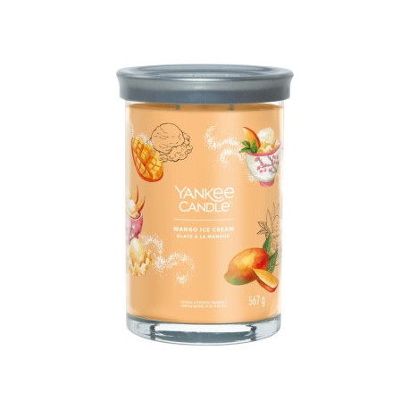 YANKEE CANDLE SIGNATURE TUMBLER 567G MANGO ICE CREAM