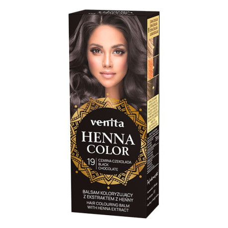 VENITA HENNA COLOR 19 CZARNA CZEKOLADA
