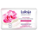 LUKSJA CREAMY SOFT MYDŁO W KOSTCE 90G RÓŻA I PROTEINY MLEKA