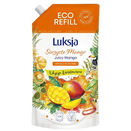 LUKSJA MYD/PŁ ZAPAS 900ML MANGO