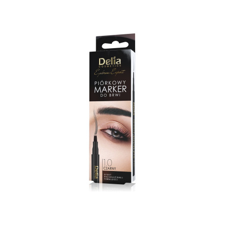 DELIA EYEBROW EXPERT MARKER/BRWI 1.0 CZARNY