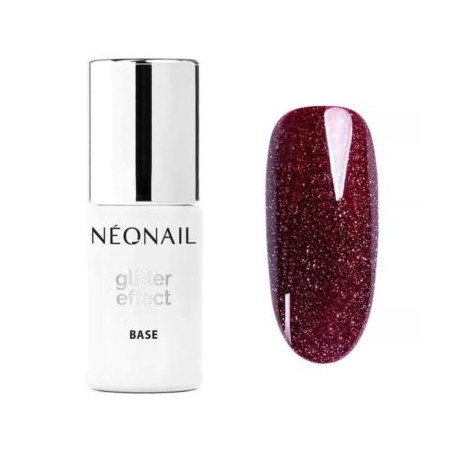 NEONAIL BASE GLITTER EFFECT BASE BURGUND SHINE 7,2ML
