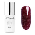 NEONAIL GLITTER EFFECT BAZA HYBRYDOWA 7,2ML BURGUND SHINE