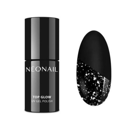 NEONAIL TOP GLOW SILVER FLAKES 7,2ML