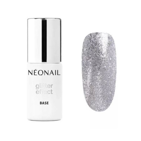NEONAIL BASE GLITTER EFFECT - SILVER TWINKLE 7,2ML