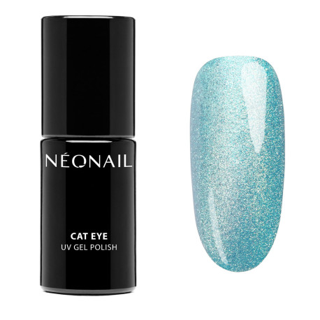 NEONAIL LAKIER HYBRYDOWY CAT EYE 7,2ML SATIN COBALT
