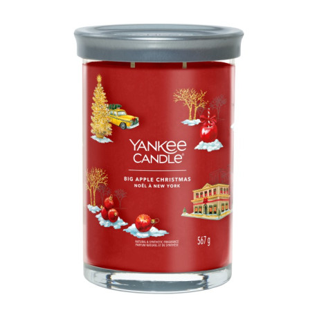 YANKEE CANDLE SIGNATURE TUMBLER 567G BIG APPLE CHRISTMAS