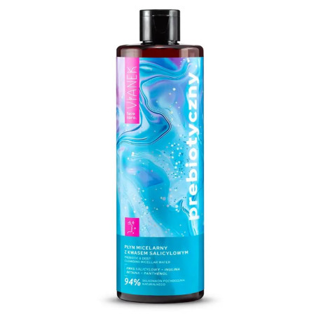 VIANEK PREBIOTYCZNY PŁ/MIC 400ML KWASEM SALICYLOWYM