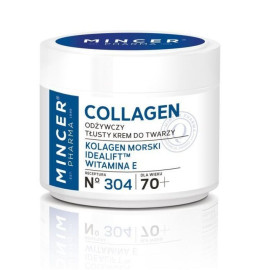 MINCER NO 304 COLLAGEN KREM 70+ ODŻYWCZY 50ML