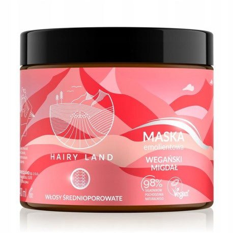HAIRY LAND MAS/WŁ 400ML EMOLIENTOWA MIGDAŁ