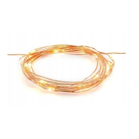 RAVI LAMPKI DEKORACYJNE 40LED CIEPŁE/BIAŁE 2M ART. 22199