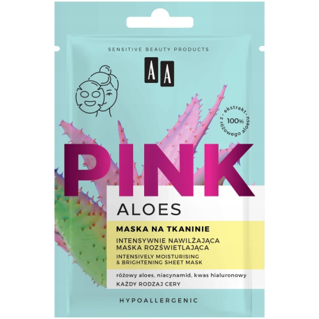 AA PINK ALOES MAS/TW 18ML NAWILŻAJĄCA