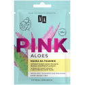 AA ALOES PINK INTENSYWNIE NAWILŻAJĄCA MASECZKA DO TWARZY 18ML ROZŚWIETLAJĄCA NA TKANINIE