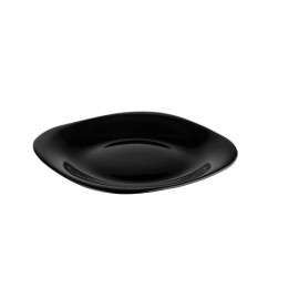 GALICJA QUADRO TALERZ DESEROWY 21.5CM CZARNY AAA