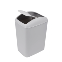 GALICJA SLIM KOSZ NA ŚMIECI ŚMIETNIK UCHWYLNY Z KLAPĄ PLASTIK 10L SZARY