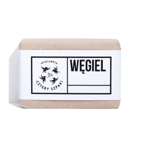 MYDLARNIA CZTERY SZPAKI MYDŁO WĘGLOWE 110G