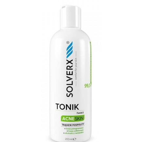 SOLVERX ACNE SKIN TON/TW 200ML