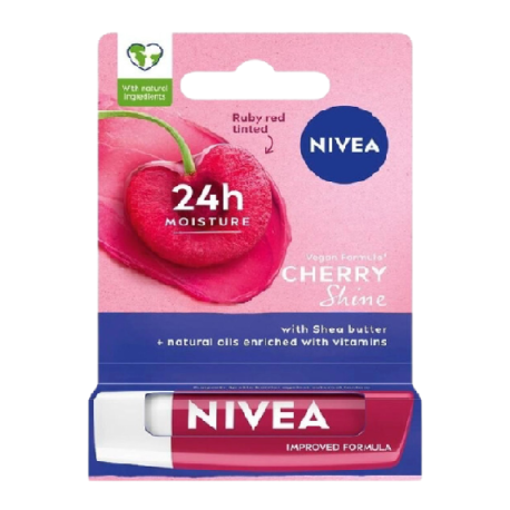NIVEA LIP POM/UST CHERRY 85077
