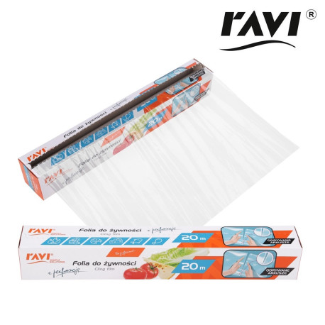 RAVI FOLIA DO ŻYWNOŚCI Z PERFORACJĄ 20M